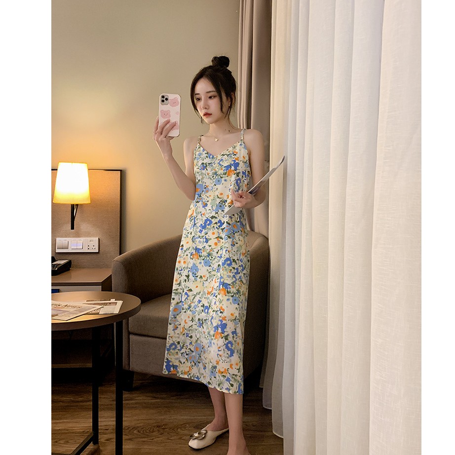 Đầm Hoa Phong Cách Hàn Quốc Xinh Xắn Cho Nữ | BigBuy360 - bigbuy360.vn