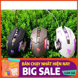 Chuột dây chơi game MOUSE T-WOLF V6 LED