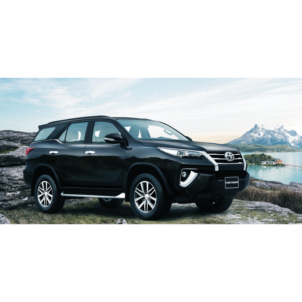 Logo chụp mâm, ốp lazang bánh xe ô tô Toyota Fortuner 2017-2020 - Chất liệu: Nhựa ABS + Hợp kim nhôm - Mã: TY-503