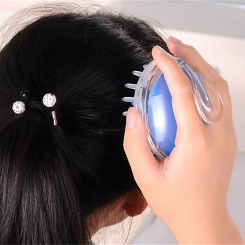 [Hàng mới về] Bàn chải mát xa da đầu và cơ thể mềm mại thoải mái tiện lợi