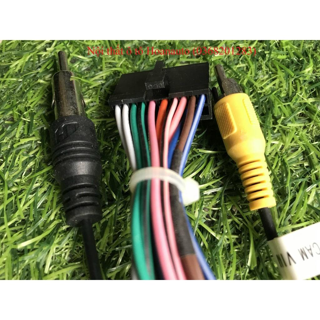Dây Rắc Nguồn, Âm thanh, Cho Đầu DVD ô tô - 20 pin có rắc cam in và rắc cái Honda