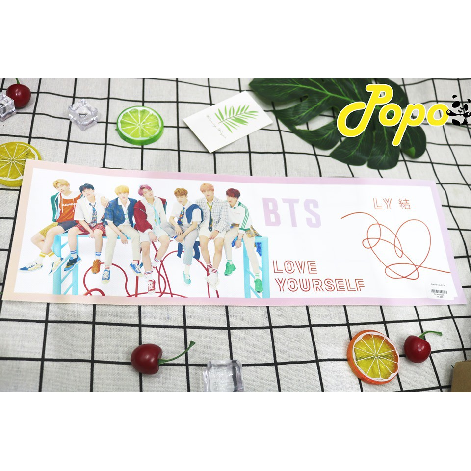 Banner cổ vũ BTS