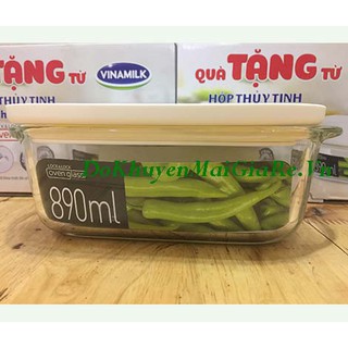 Combo 3 hộp thủy tinh lock & lock 890ml quà tặng từ vinamilk
