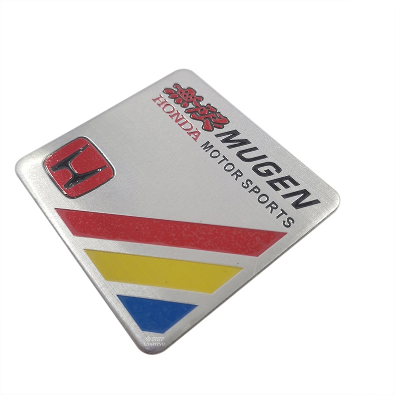 HONDA FENDER 1 Miếng Dán Logo M Mugen Bằng Nhôm Cho Xe Hơi