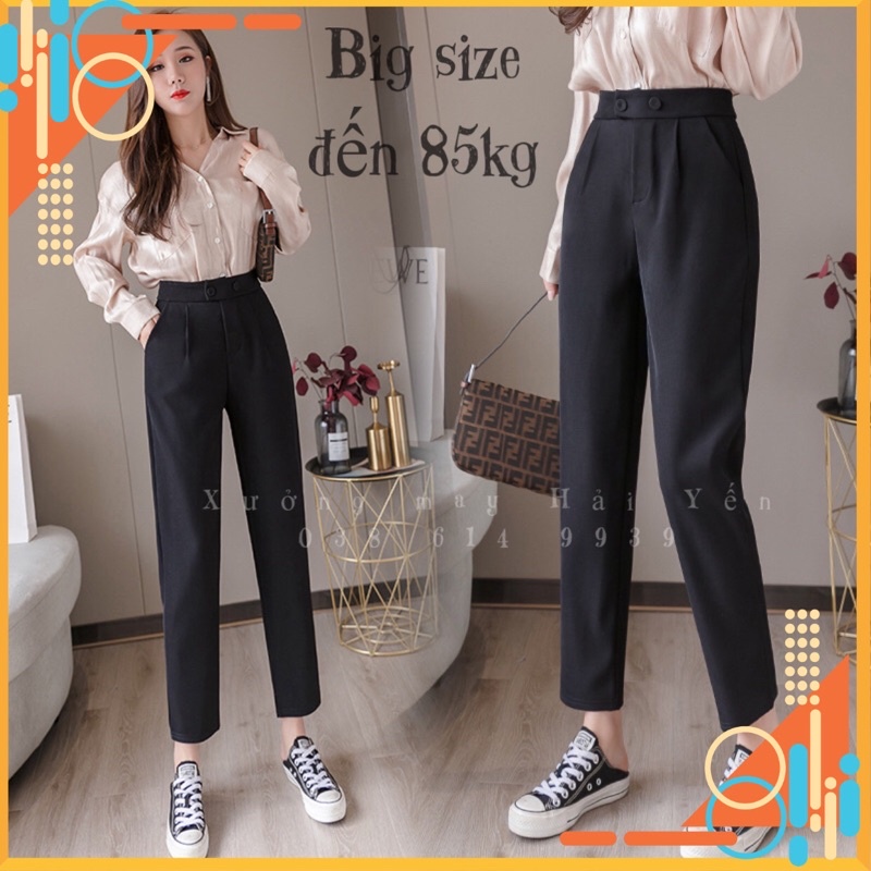 [Sale lỗ 50%] Quần tây 2 khuy dáng công sở mới mã 022