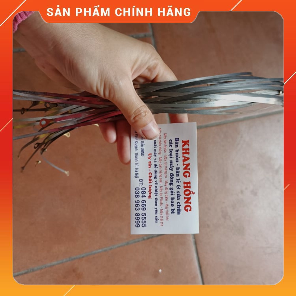 Dây Hàn Nhiệt Máy Hàn Miệng Túi Dập Chân Tân Thanh M2-300 M2-400 M2-500 M2-600 Rộng 3mm