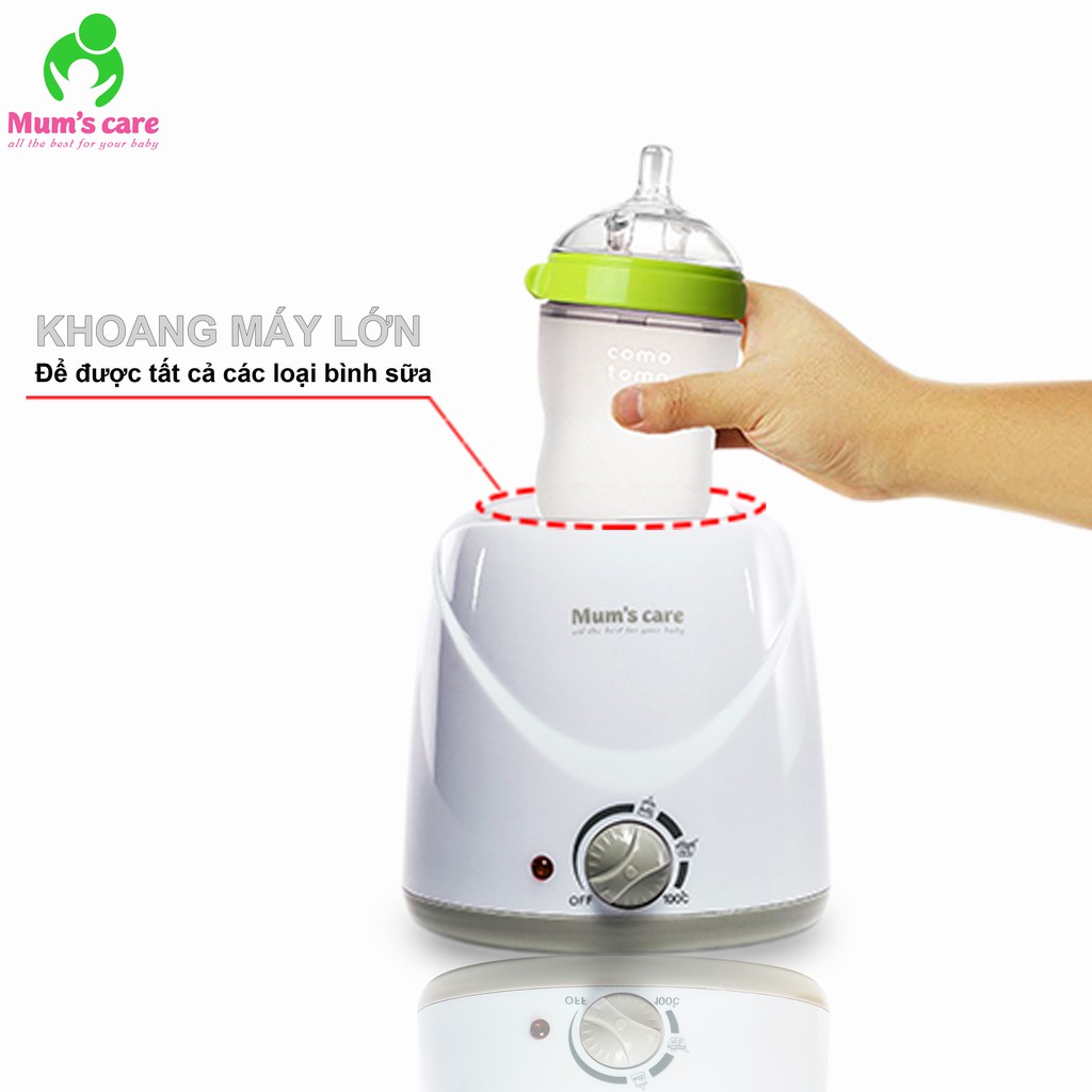 [BH 12 THÁNG 1 ĐỔI 1] Máy hâm sữa-Tiệt trùng bình sữa 4 chức năng Mum's Care Không có BPA