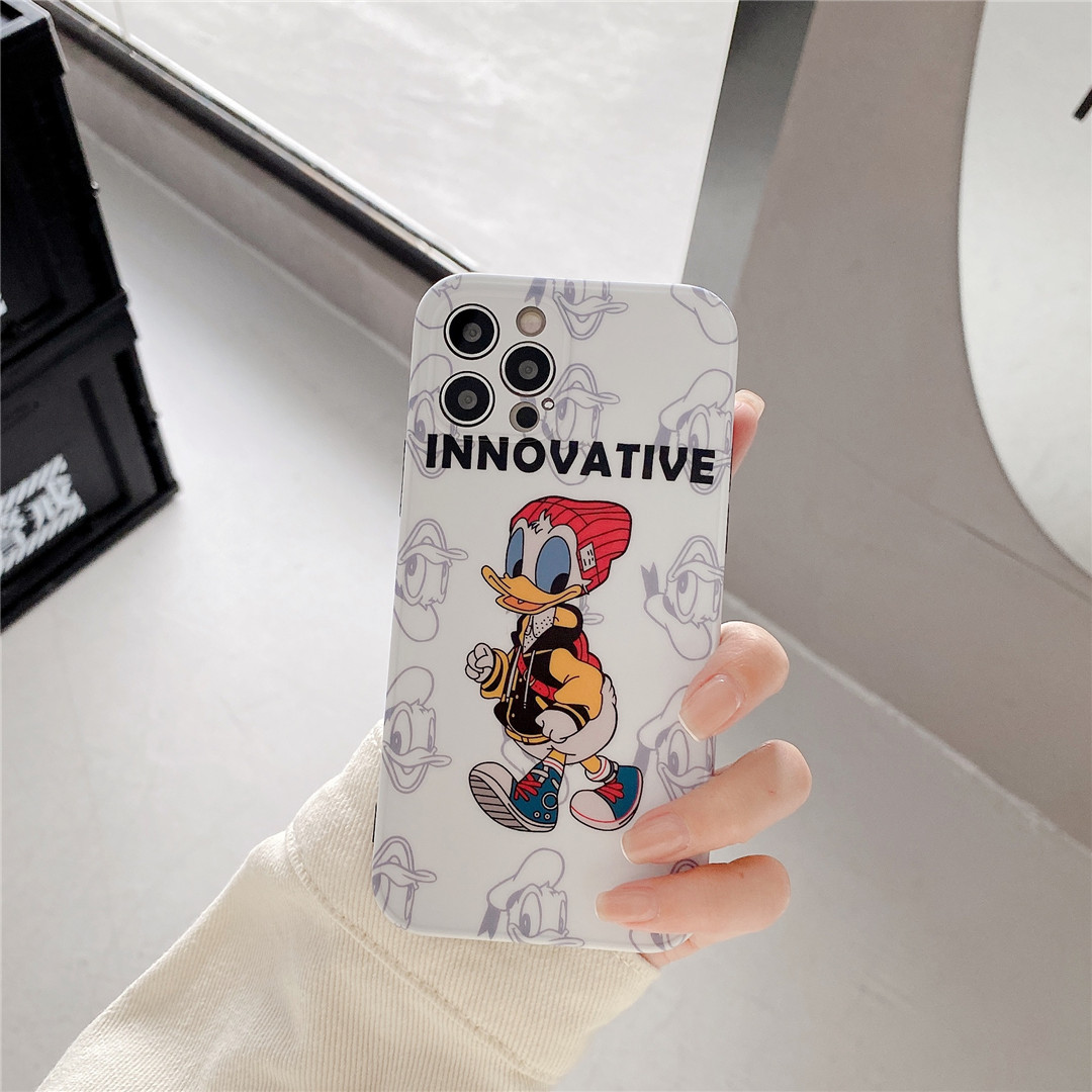 Ốp Lưng Nhựa Mềm In Hình Vịt Donald Dễ Thương Cho Iphone12 Mini 11 Pro Max 7 / 8plus Se2020 X / Xs Xr Xsmax | BigBuy360 - bigbuy360.vn