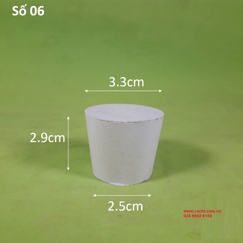 Nút cao su dùng cho phòng thí nghiệm từ số 000,00,0,1,2,3,4,5,6,7,8,9