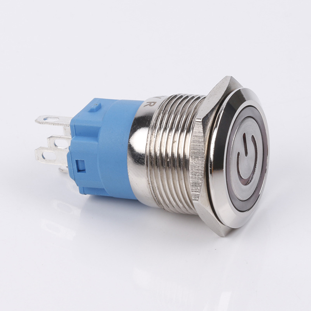 Công Tắc Nhấn Nút Bấm Đèn Led 19mm 250v | BigBuy360 - bigbuy360.vn