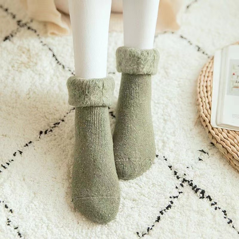 Mới Đôi Tất Chân Len Ấm Áp Xinh Xắn Cho Nữ