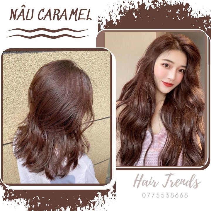 Top 10+ kiểu tóc nâu caramel đẹp cho nàng sành điệu - ALONGWALKER