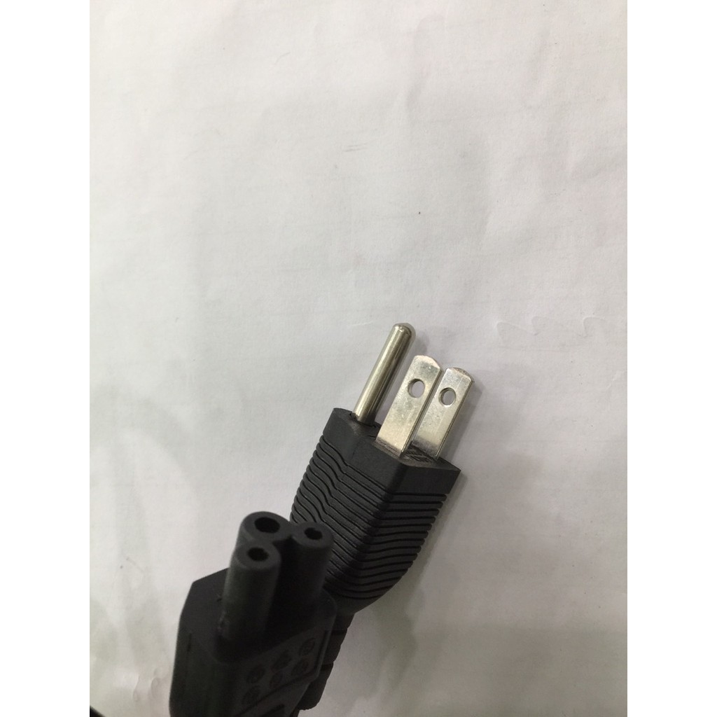 Cáp nguồn adapter laptop 3 chân 1.8m A dây tròn , 1.5m a dây dẹp