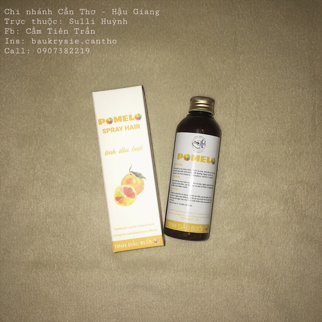 POMELO SPRAY HAIR - tinh dầu bưởi