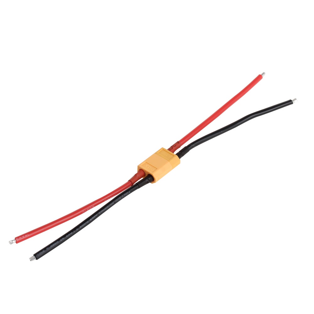 Set 2 Đầu Nối Xt60 Pin 14awg Kèm Dây Silicon