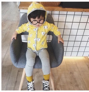 Áo khoác cotton 2 lớp cho bé