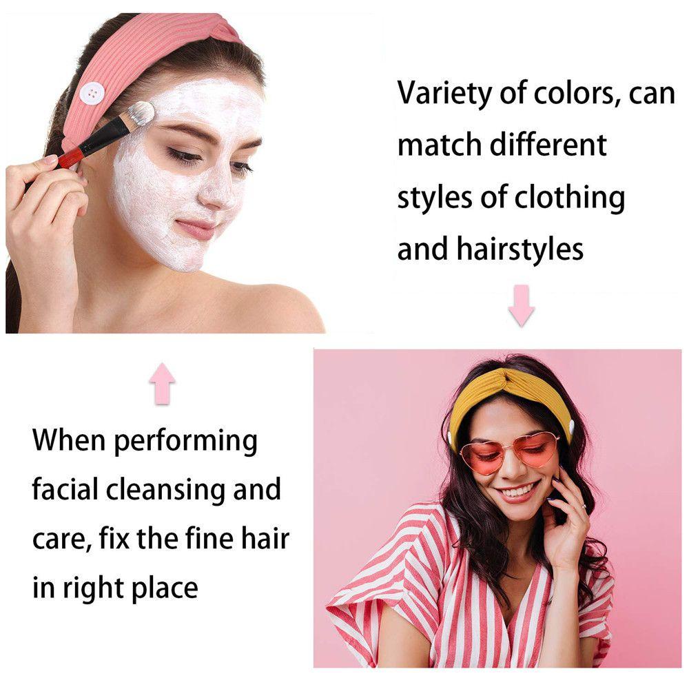 Băng Đô Cài Tóc Chống Trượt Có Nút Gài Hỗ Trợ Tập Yoga / Thể Thao