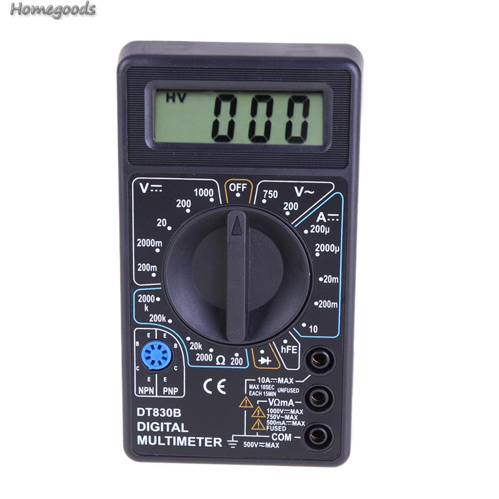 Đồng hồ vạn năng kỹ thuật số DT-830B AC/DC 750/1000V màn hình LCD chất lượng cao
