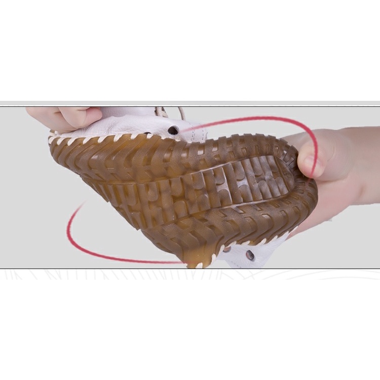 Giày Sandal Da Mềm Đế Bằng Đục Lỗ Thời Trang Mùa Hè 2021 Cho Nữ