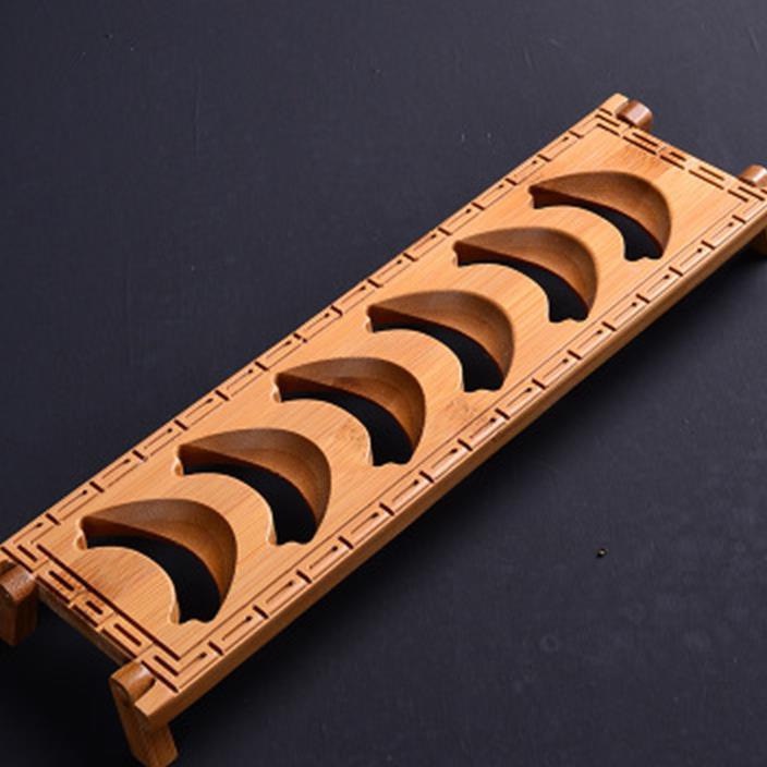 Gác chén trà bằng tre đã xử lý chống mối mọt, cong vênh