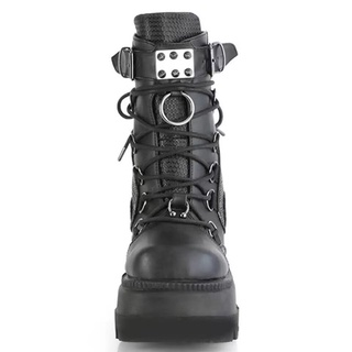 GIÀY BOOT ĐINH TÁN CỔ THẤP ĐẾ CAO 10CM