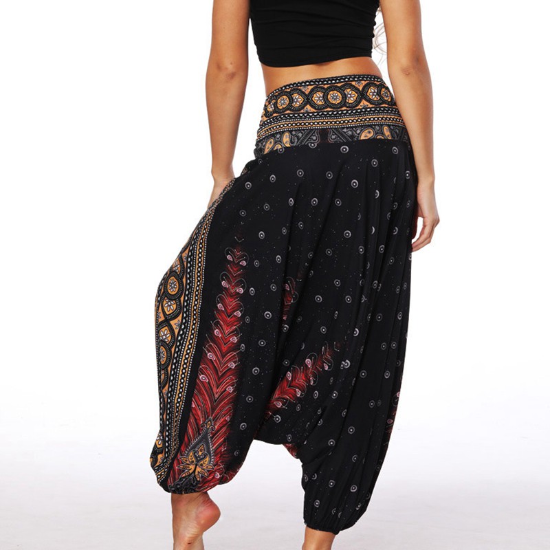 quần ống rộng Phong Cách Bohemian Cho Nữ | BigBuy360 - bigbuy360.vn