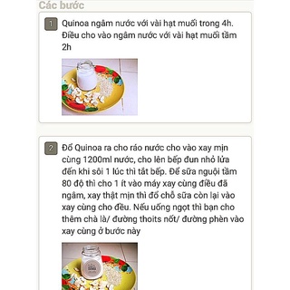 Hạt Diêm mạch Quinoa Cao Cấp