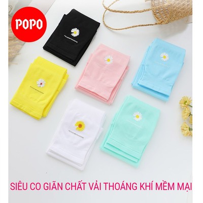 Bao tay chống nắng xỏ ngón SL01 POPO 1 đôi cho 2 tay chống tia UV, chất vải mềm mại thoáng khí