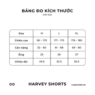 Quần short nam LOOK HARVEY SHORTS