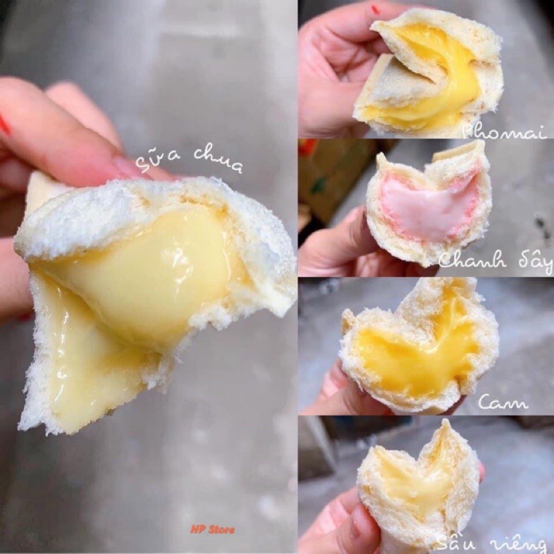Combo 3 Bánh Sữa Chua Đài Loan Ông Già HORSH - Bánh Phô Mai Kem - Bánh Kem Sầu Riêng Chính Hãng