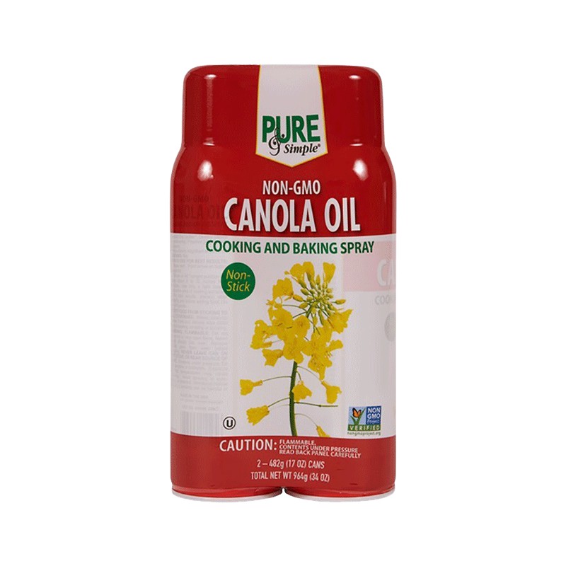 [ 1 cặp ] [ Dầu Ăn Kiêng ] 34 oz/chai ( 3900 lần xịt ) Dầu ăn kiêng canola oil 0 calories Pure and simple canolaêng