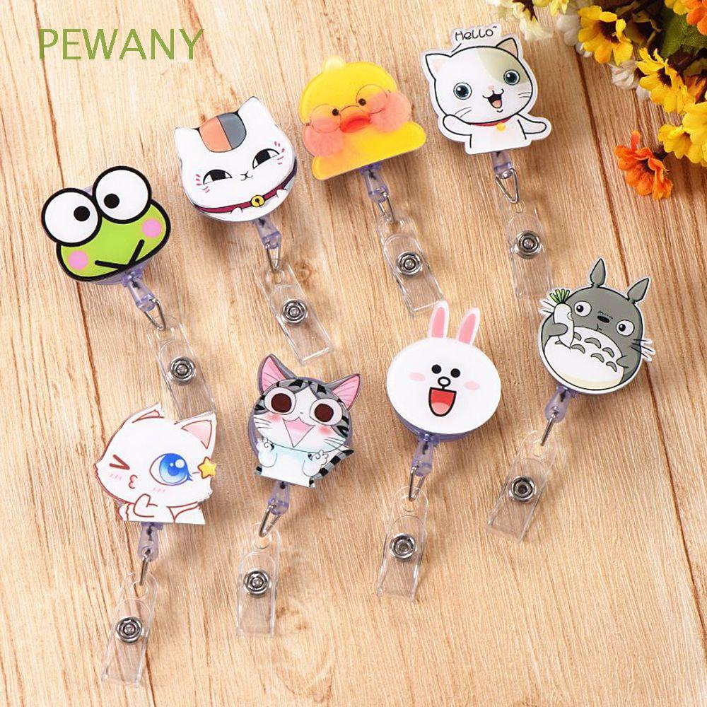 Dây Đeo Thẻ ID Gắn Huy Hiệu Có Thể Thu Gọn Kiểu Dáng Dễ Thương Dành Cho Học Sinh / Y Tá / Y Tá