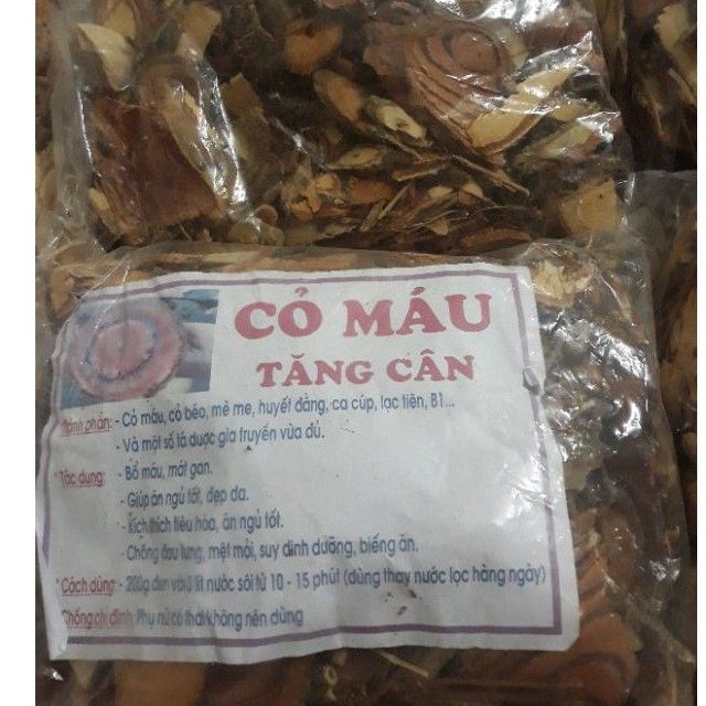 Cỏ máu tăng cân bổ máu mát gan gói 1kg