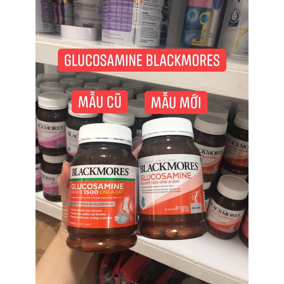 [Mẫu mới 2020, đủ bill] Viên uống Blackmores Glucosamine Sulfate 1500mg One-A-Day 180