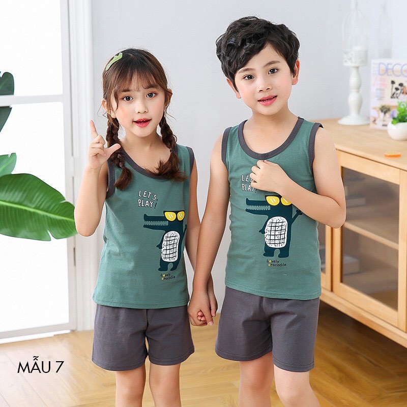 Bộ Ba Lỗ Quảng Châu Cotton 4 Chiều ⚡𝐂𝐀𝐎 𝐂𝐀̂́𝐏 𝐋𝐎𝐀̣𝐈 𝟏⚡ Bé trai Bé Gái Từ 1 Tuổi đến 5 Tuổi (10-22kg) {Bảng màu 2}