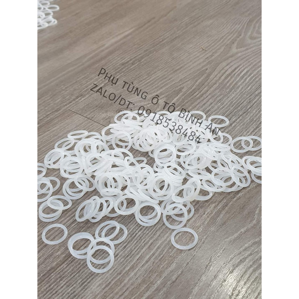 Dày 1.5mm, Đường kính trong Từ 2mm đến 21mm,Gioăng SILICON chịu nhiệt cao
