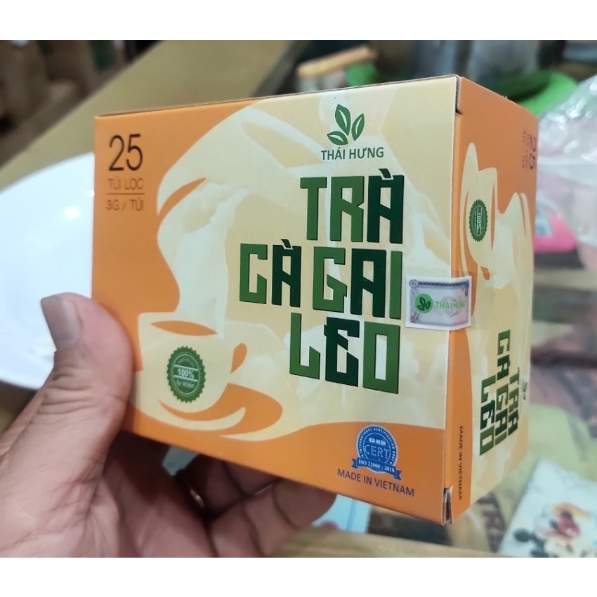 Trà Cà Gai Leo THÁI HƯNG Loại đặc biệt - Mát gan, thải độc gan, bảo vệ tế bào gan