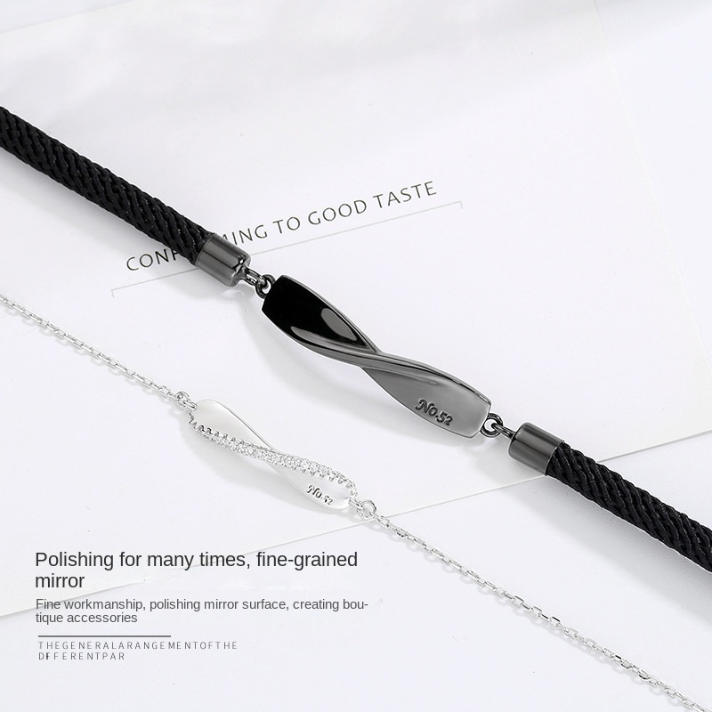 Vòng Tay Dây Bện Thời Trang Cho Cặp Đôi