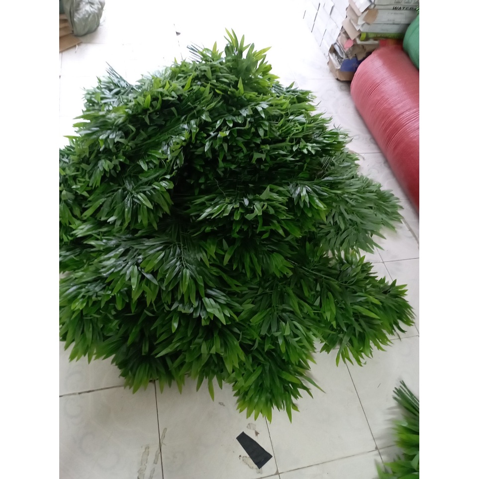 Cành Lá Tre Giả Loại Big Size 60 Lá Làm Cây Giả Trang Trí