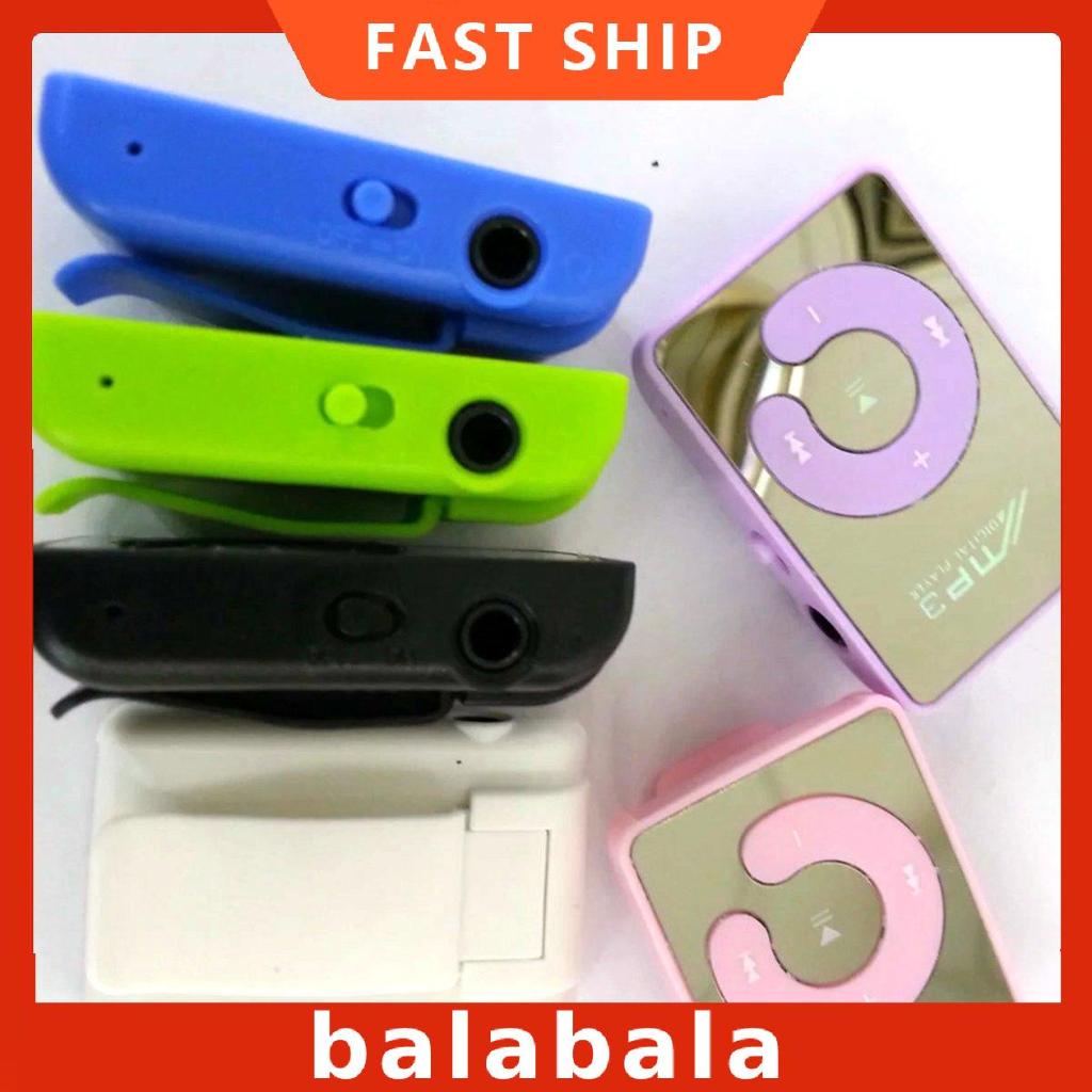 Máy nghe nhạc MP3 mini dạng kẹp có mặt gương tiện dụng