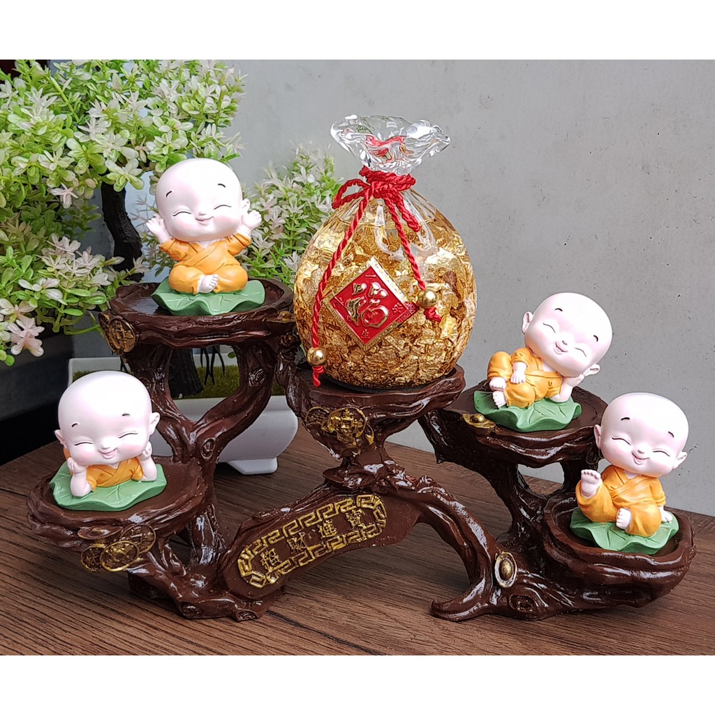 Túi vàng lá Thần Tài phong thủy - sung túc chiêu Tài đón Lộc | BigBuy360 - bigbuy360.vn