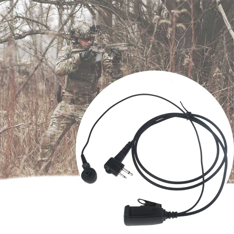 Tai Nghe zzz Chữ C Có Mic 2 Pin Cho Bộ Đàm