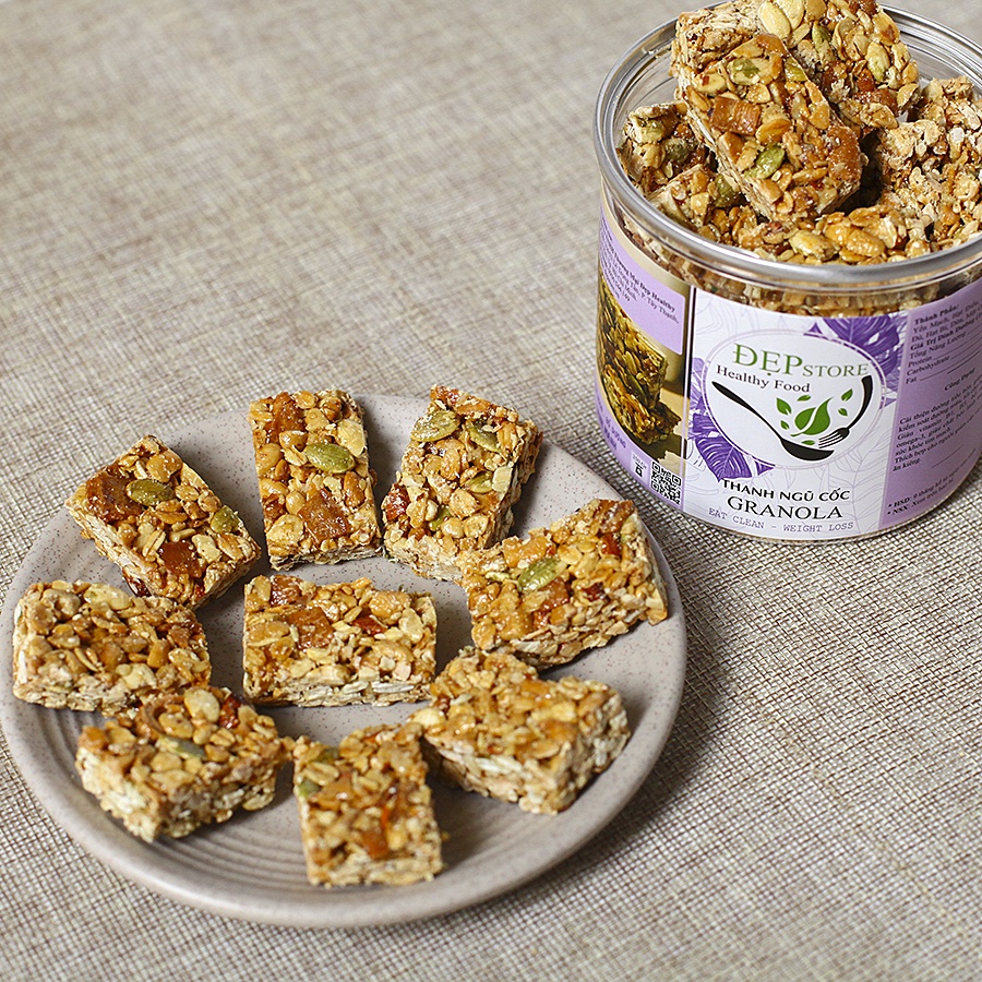 Thanh Ngũ Cốc Dinh Dưỡng Granola Đẹp Store - Thanh Ngũ Cốc Ăn Kiêng.