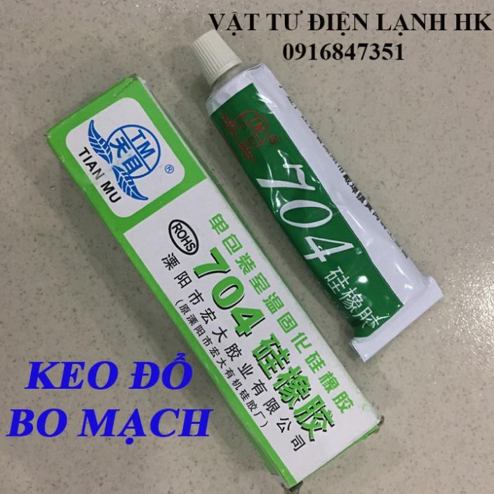 Keo silicon đổ mạch chống nước cách điện 704 705 - hộp đỏ - xanh