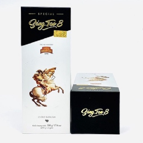 [Arabica, Robusta] Combo 2 Hộp Cà phê Rang Xay Sáng Tạo 8 - Trung Nguyên Legend - 500gr