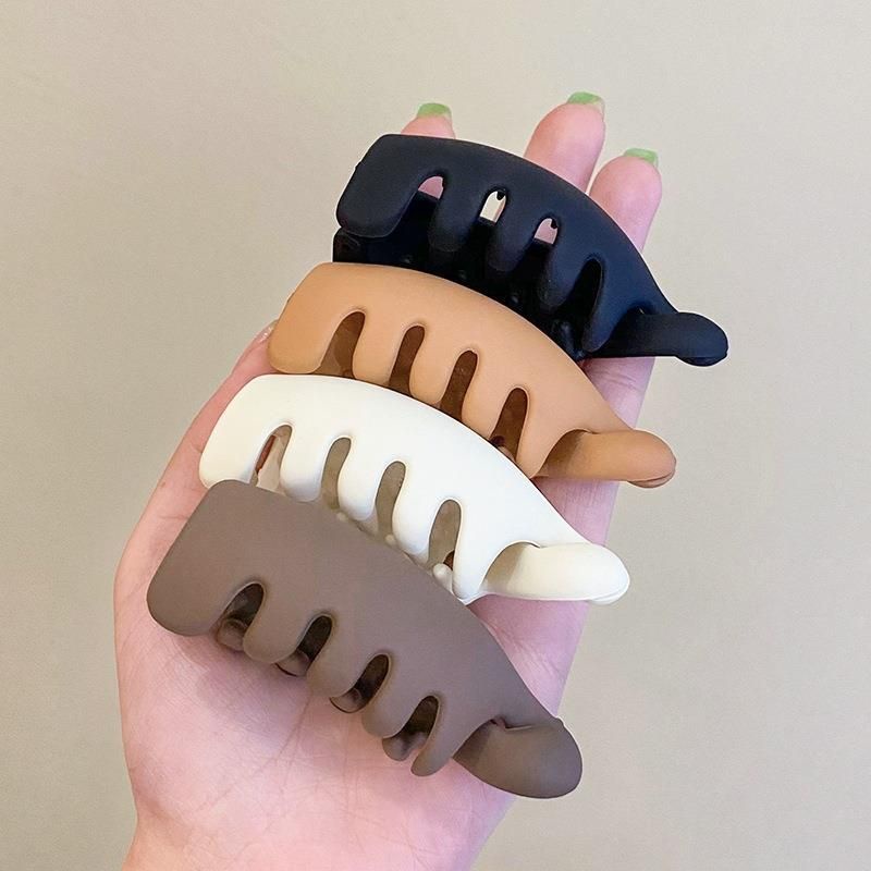 Kẹp Tóc Đuôi Ngựa Cỡ Nhỏ 7cm Màu Trơn Dành Cho Nữ