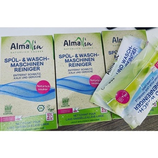 Bột vệ sinh Almawin (dùng cho máy rửa, bát máy giặt) làm sạch cặn canxi bảo vệ máy - 200gr