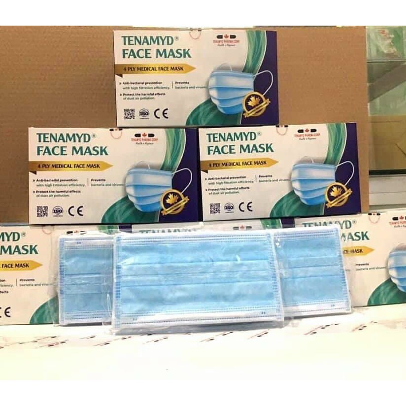 KHẨU TRANG Y TẾ 4 LỚP KHÁNG KHUẨN TENAMYD