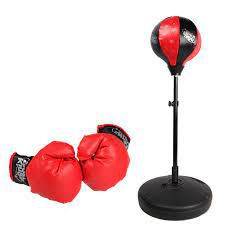 Bộ đồ chơi thể thao đấm bốc Boxing cho trẻ em loại To, hàng đẹp,có tăng chỉnh cao thấp(tặng kèm găng tay,bơm,kim,cà lê)