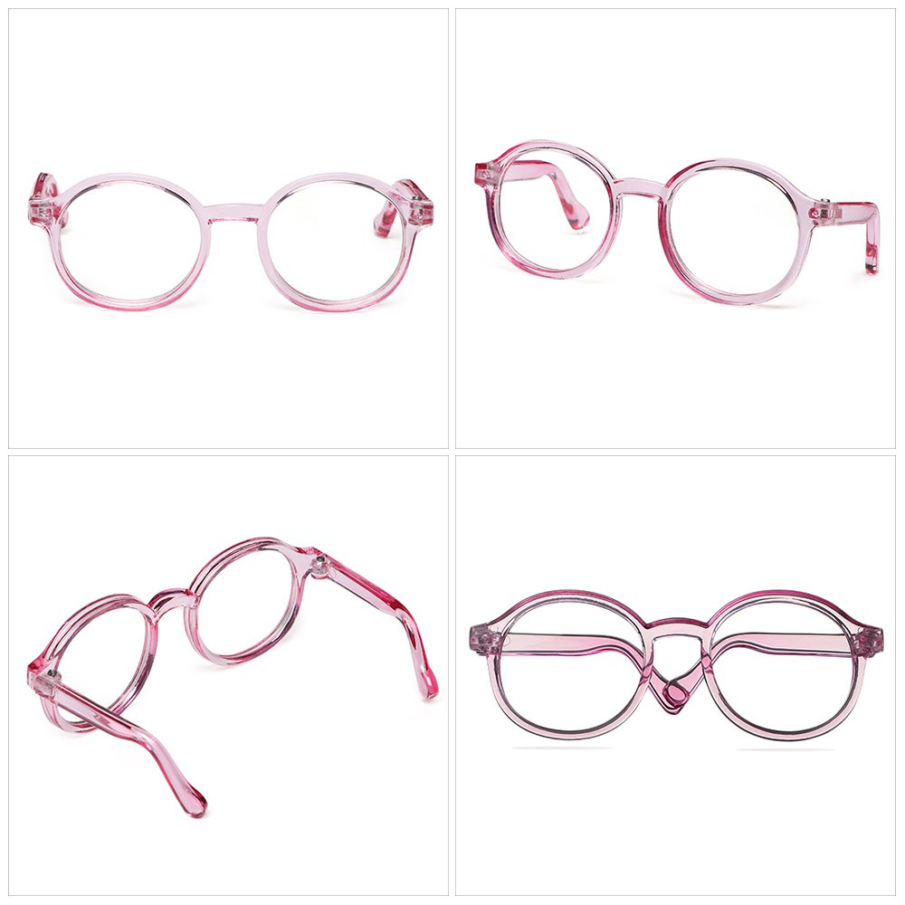 Mắt Kính Hình Tròn 9cm Thay Đổi Màu Dễ Thương Cho Búp Bê